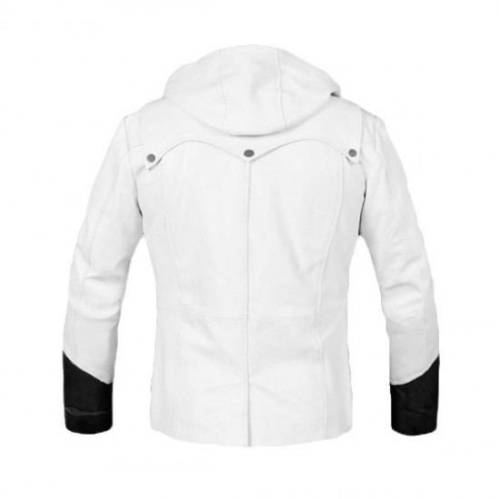 Devil May Cry Video Game White Leather Jacket