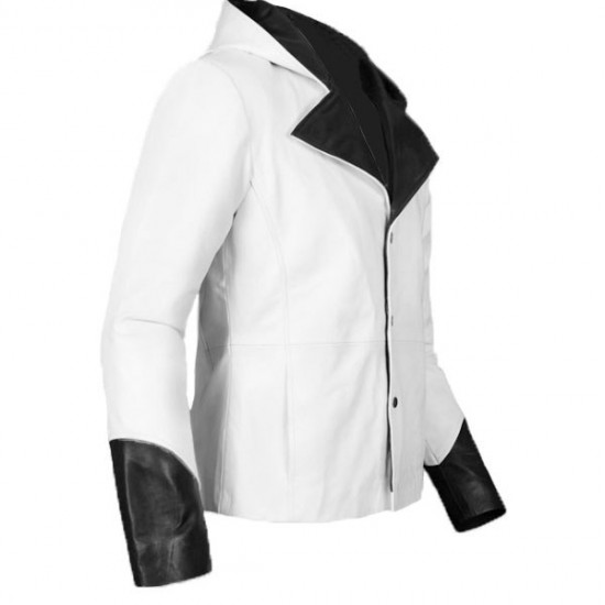 Devil May Cry Video Game White Leather Jacket