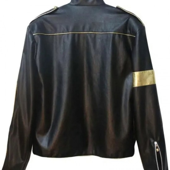 Elizabeth Taylor Michael Jackson Tribute Leather Jacket