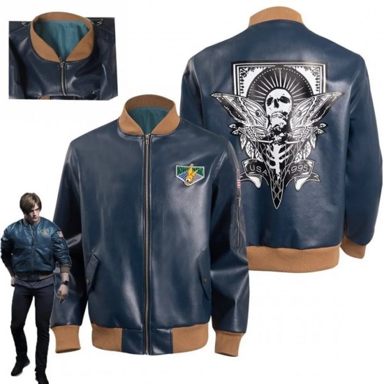 Evil 4 Leon S.Kennedy Cosplay Men Coat Game Jacket