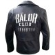 Men's Motorcycle Fin Balor Club Black Slim Fit Biker Style Leather Jacket