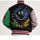 First Row Men's Chenille Patches At Front Varsity Jacket