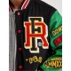 First Row Men's Chenille Patches At Front Varsity Jacket