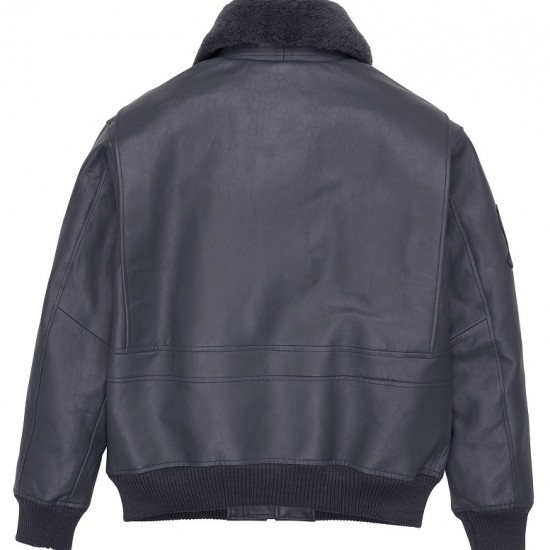 G-1 Black Biker Bomber Jacket