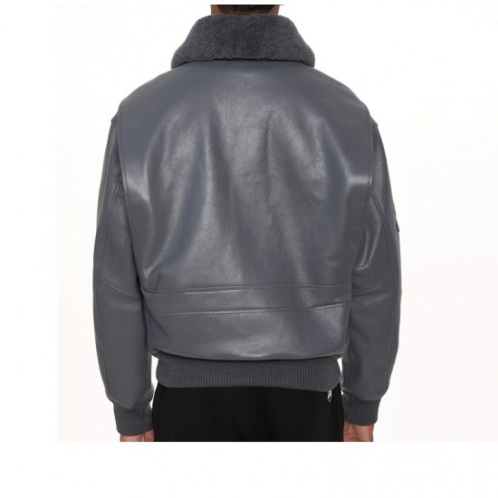 G-1 Black Biker Bomber Jacket