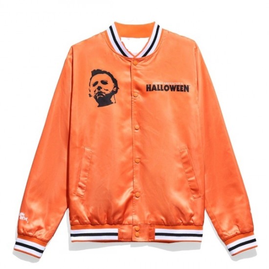 Halloween Orange Satin Jacket