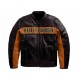 Harley Davidson Distressed Biker Leather Jacket