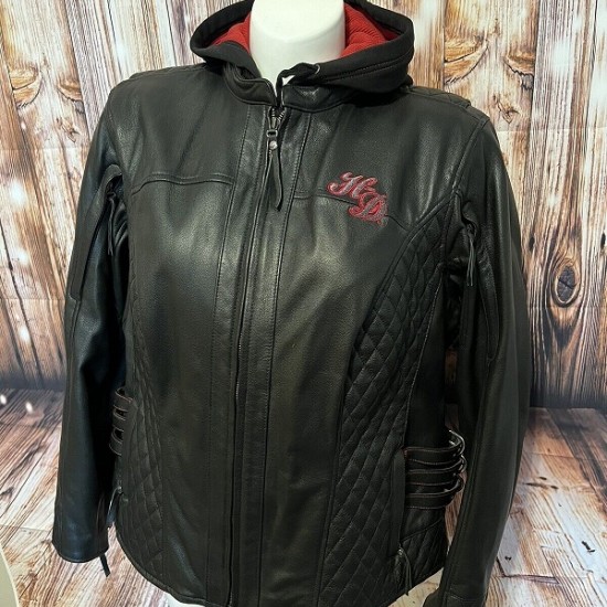 Harley Davidson Women Willie G Skull Leather Jacket