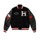 Hello Kitty Apples Wool Black Varsity Jacket