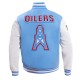 Houston Oilers Retro Classic Blue Varsity Jacket