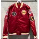 Houston Rockets Red Satin Jacket