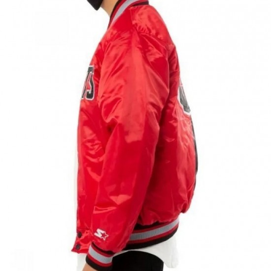 Houston Rockets Red and Black Jacket