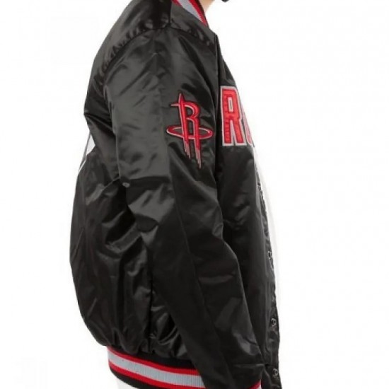 Houston Rockets Red and Black Jacket