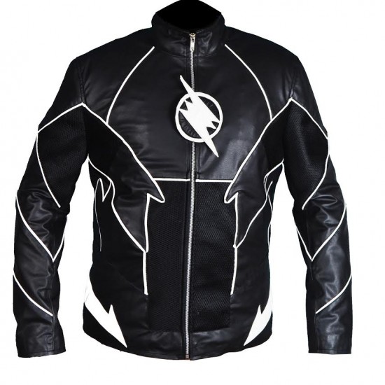 Hunter Zolomon Zoom The Flash Leather Jacket