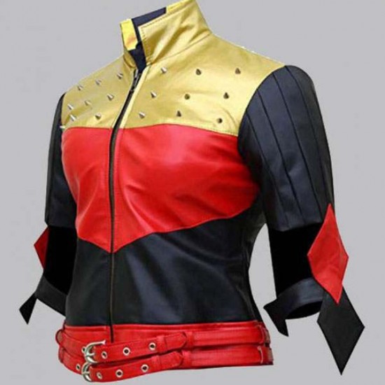 Injustice Gods Among Us Harley Quinn Kiss This Leather Jacket