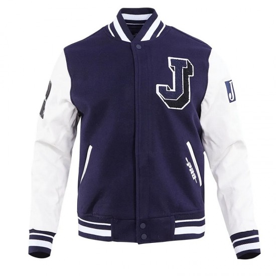 Jackson State University Classic Rib Wool Varsity Jacket