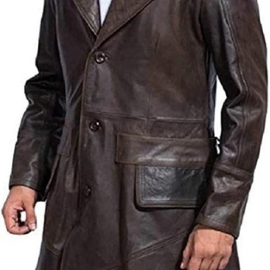 Jacob Frye Michael Fassbender Steampunk Gothic Halloween Costume Coat