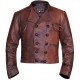 Jason Momoa Justice League Aquaman Distressed Brown Leather Jacket