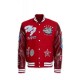 Jordan Craig Canton Red Varsity Jacket (Hall Of Fame)