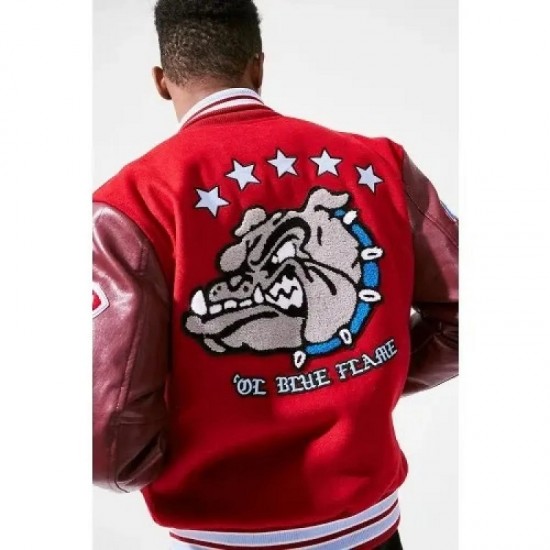 Jordan Craig Canton Red Varsity Jacket (Hall Of Fame)