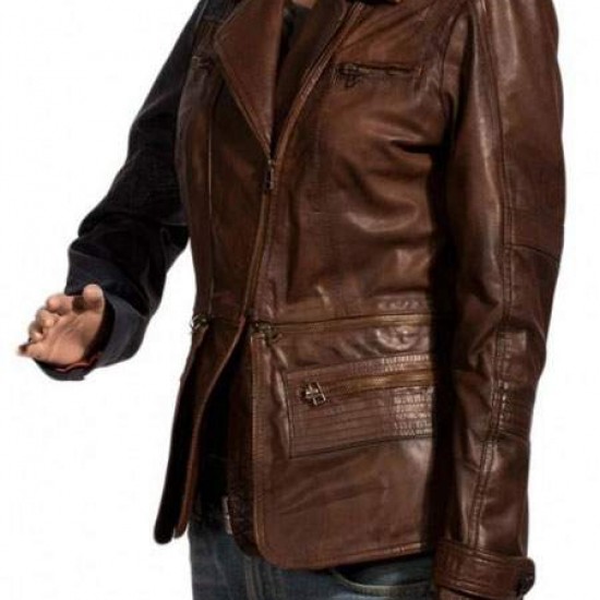 Julie Benz Amanda Rosewater Defiance Leather Jacket