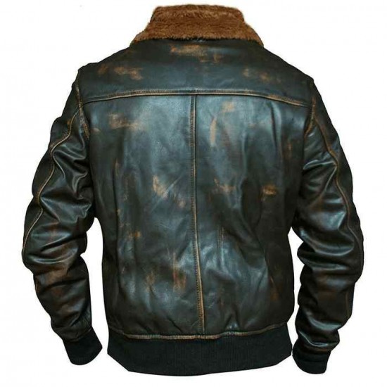 Jumanji 2 Nick Jonas Bomber Leather Jacket