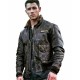 Jumanji 2 Nick Jonas Bomber Leather Jacket