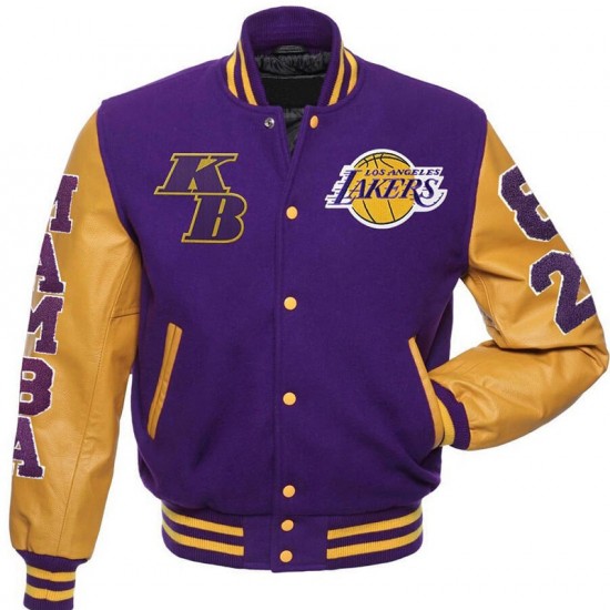 Mamba 84 Los Angeles Lakers Letterman Jacket