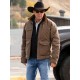 Kevin Costner John Dutton Yellowstone Season 4 Quilted Jacket