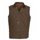 Kevin Costner Yellowstone John Dutton Brown Quilted Vest