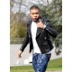 Kylian Mbappe Leather Jacket