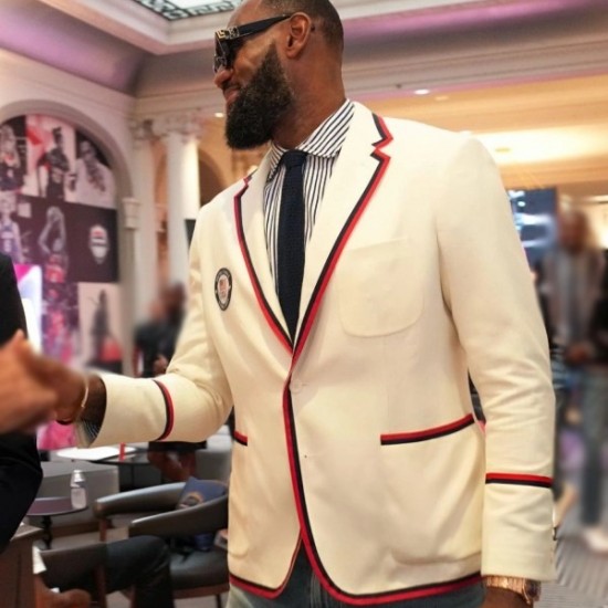 LeBron James Paris Olympics Team USA Blazer