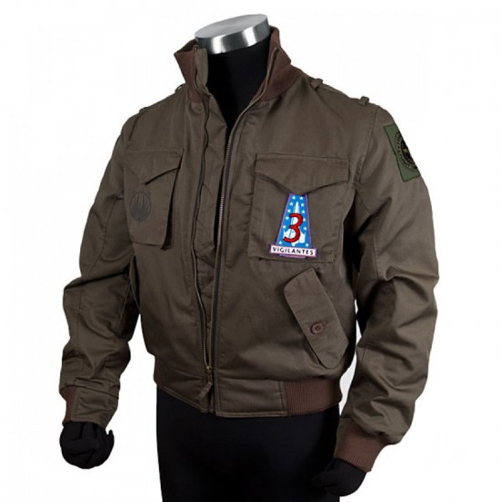 Lee Adama Battlestar Galactica Bomber Jacket                  