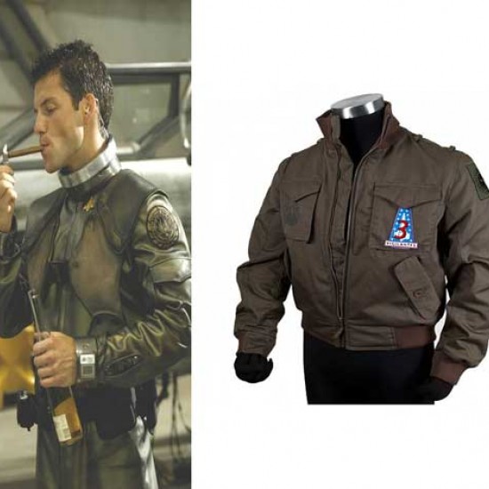 Lee Adama Battlestar Galactica Bomber Jacket                  