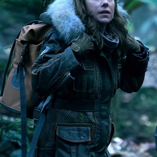 Lost In Space Molly Parker Olive Green Jacket