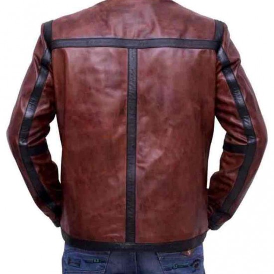 Lucifer TV Series Dan Espinoza Brown Leather Jacket         