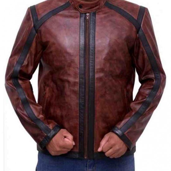 Lucifer TV Series Dan Espinoza Brown Leather Jacket         