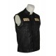 Mayans Southern California Black Biker Motorcycle Leather Vest