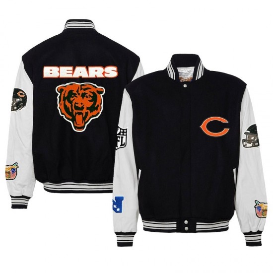 Men's Chicago Bears Wool Varsity Jacket