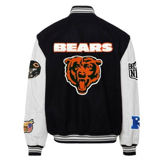 Men's Chicago Bears Wool Varsity Jacket