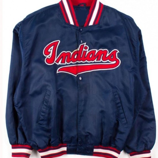 Men's Cleveland Indians Bomber Sports Jacket