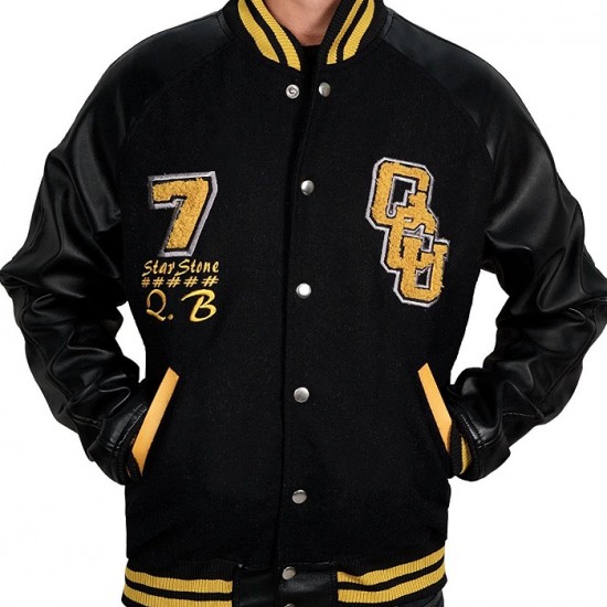 Men's Cyborg Justice League Letterman Varsity Jacket