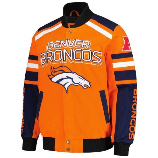 Men's Denver Broncos G-III Sports by Carl Banks Orange Power Jacket