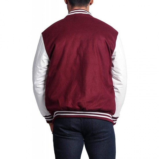 Men's Letterman Baseball Varsity Jacket