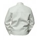 Men's Steve McQueen Le Mans Gulf Racing White Leather Jacket