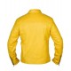 Men's Steve McQueen Le Mans Gulf Racing Yellow Leather Jacket