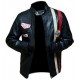 Men's Steve Mcqueen le Mans Gulf Racing Black Leather Jacket