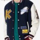 Men's Varsity Kenzo College Jacket with Patches