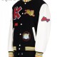 Men's Varsity Kenzo College Jacket with Patches