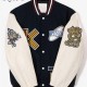 Men's Varsity Kenzo College Jacket with Patches